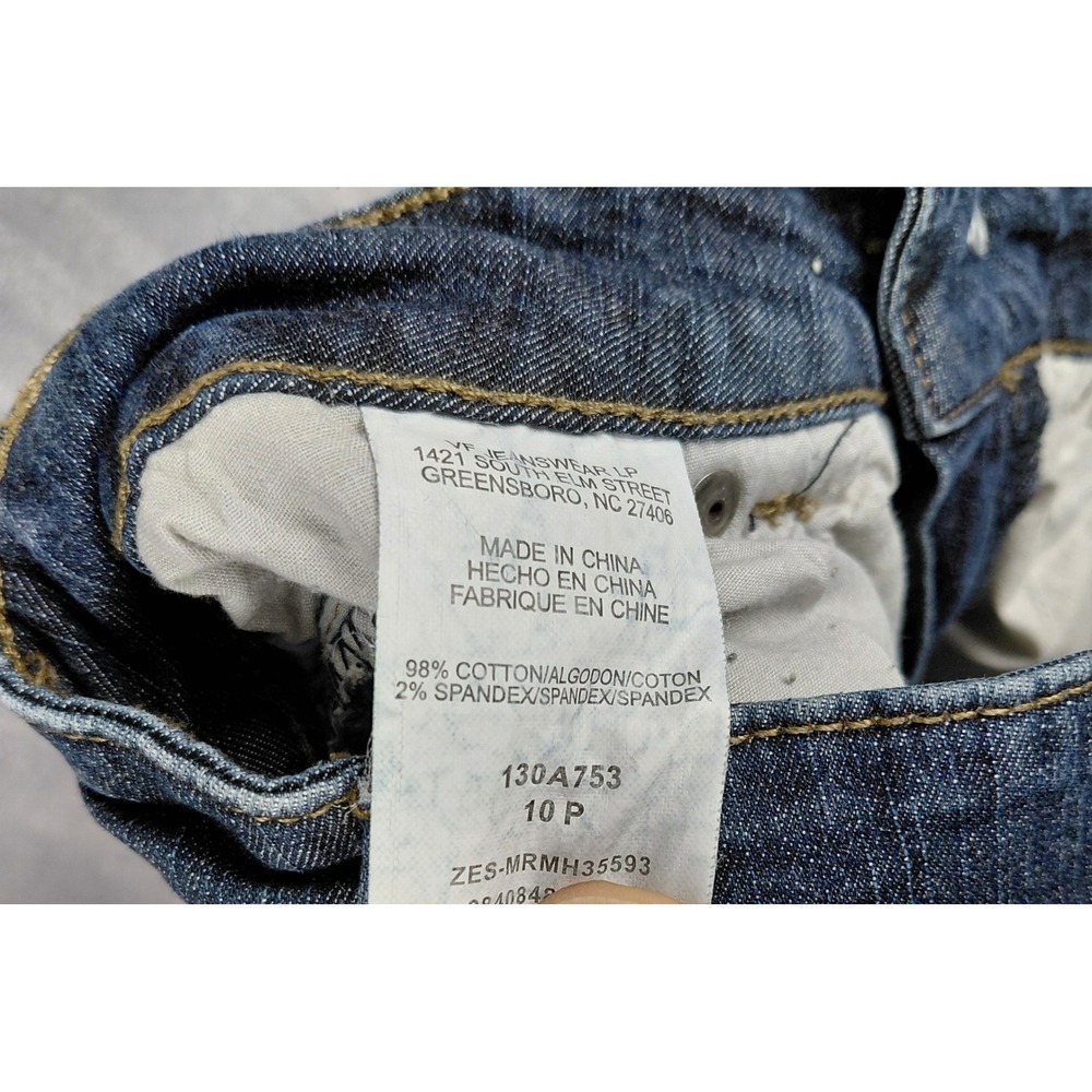 Riders by Lee Women Boot‎ Cut Jeans No Gap Waist Medium Wash Denim Size 10P - Picture 4 of 8